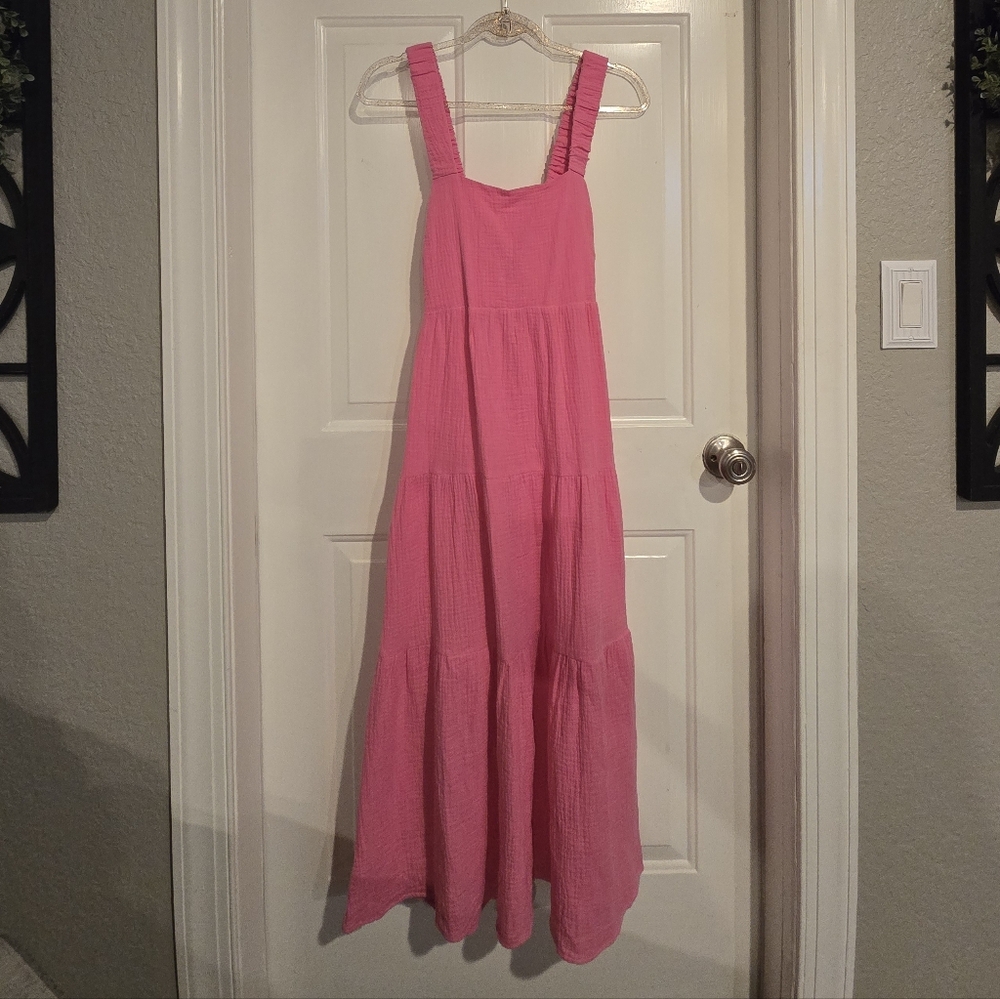 Skies Are Blue Vibrant Pink Dress